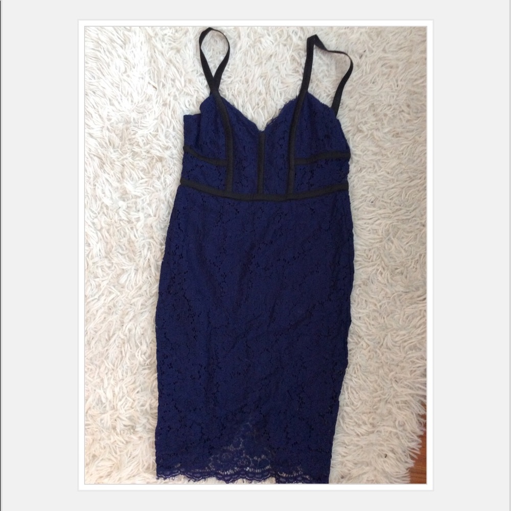 Mid length lace dress
